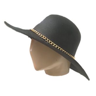 CAPELINA CON CADENA. CH. A2123. NEGRA.