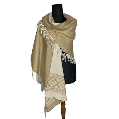Ruana atravesada FA. 23-Pamp-Beige