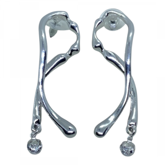 Aros FF. ER12383 Plata