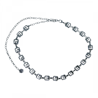 Cinto cadena FF. S12-BT12347 Plata