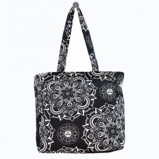 Bolso Mandala Negro Fa. 25