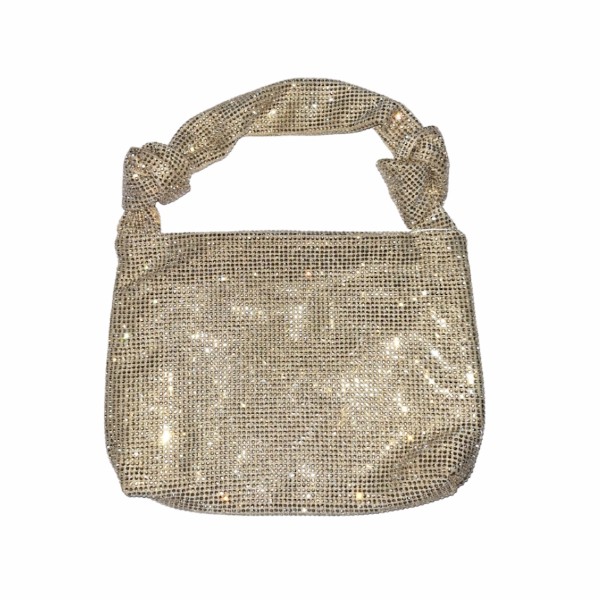 Cartera con Strass - Dorada - Image 2