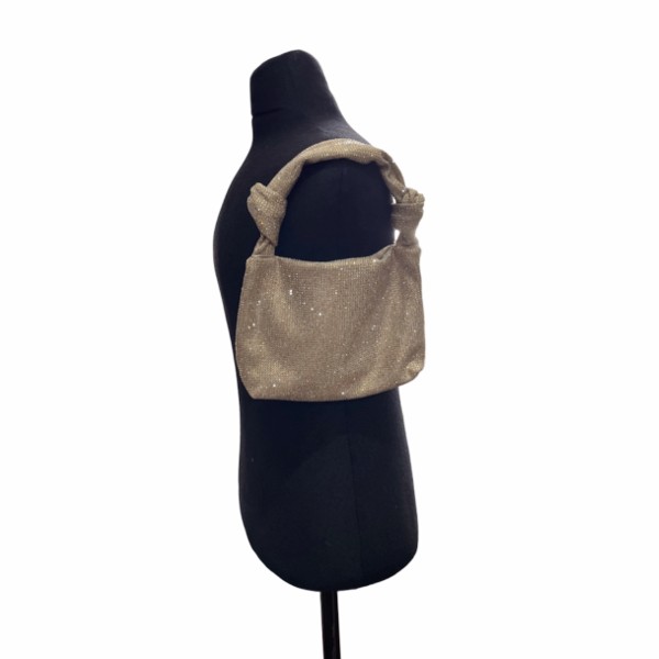 Cartera con Strass - Dorada - Image 3