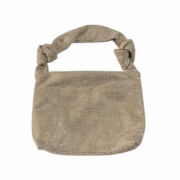 Cartera con Strass - Dorada