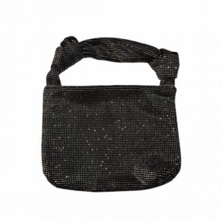 Cartera con Strass- Negra
