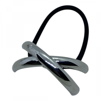 Colita para el pelo FF. HP150138-Plateado