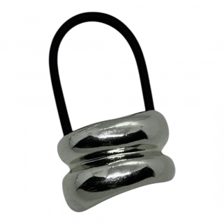 Colita para el pelo FF. HP150240-Plateado