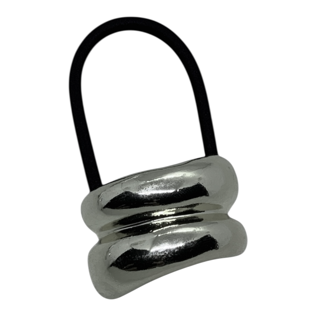 Colita para el pelo FF. HP150240-Plateado