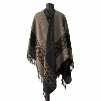 Ruana Guarda Pampa Atravesada - Tostado