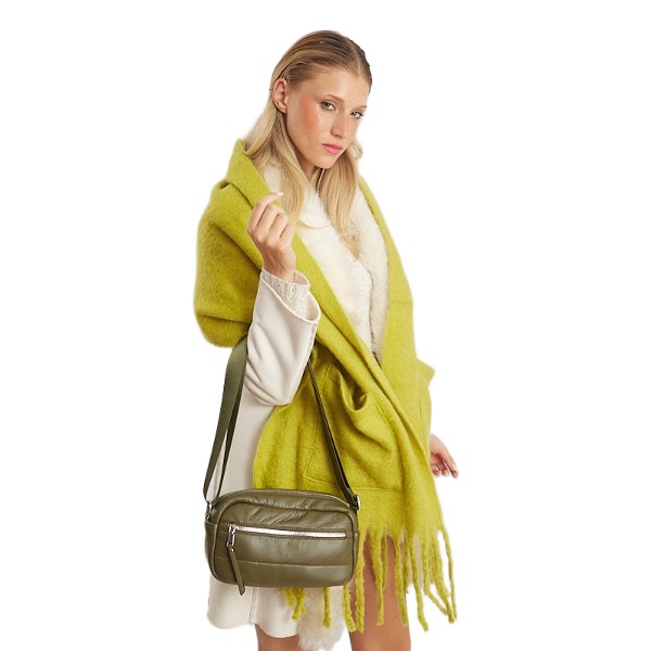 Cartera Estilo Puffer K3902-49 - Verde Musgo - Image 4