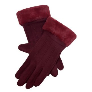 Guantes T1117-18 Bordo