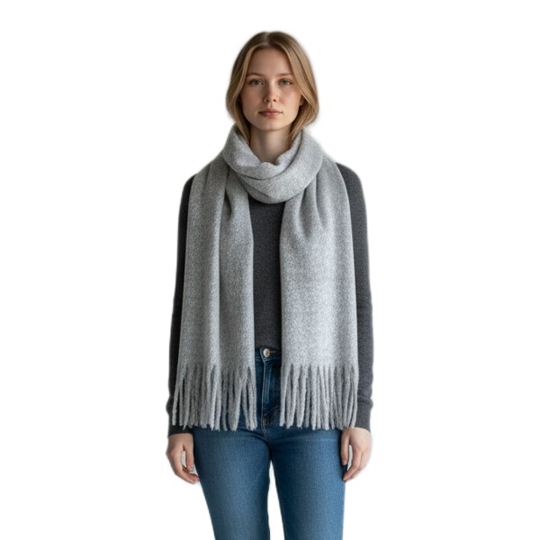 Bufandon Nube R490ALFA-291C - Gris Claro - Image 2