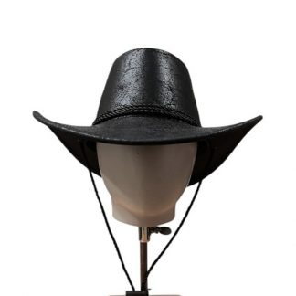 Sombrero CowBoy Simil Cuero Ca. Y2100-12 Negro