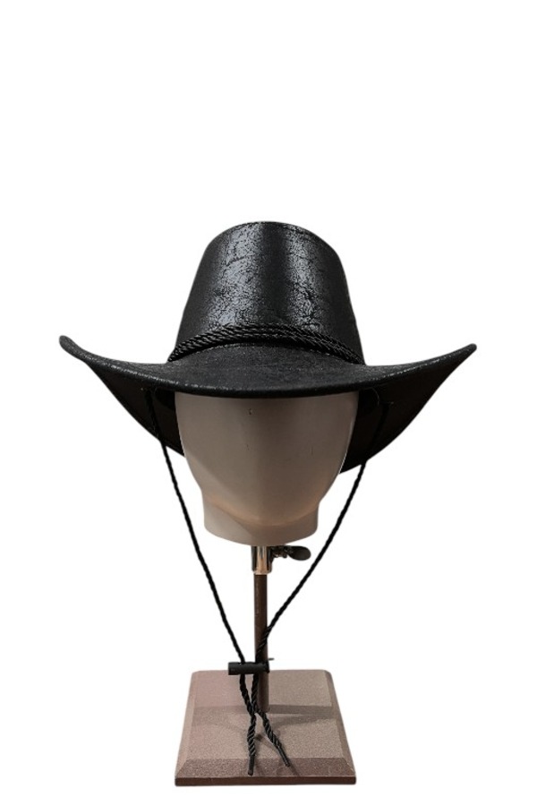 Sombrero CowBoy Simil Cuero Ca. Y2100-12 Negro