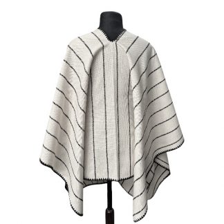 Poncho Rayado de Algodón Fa. 26