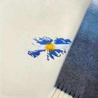 Poncho Degrade Arg. Sublimado Malvinas