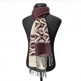 Bufanda Guarda Pampa FA. 26 - Bordo/Crudo