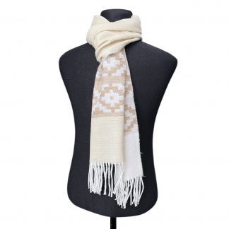 Bufanda Guarda Pampa FA. 26 - Crudo/Beige