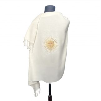 Bufandon Fleco Retorcido Sol de Mayo DTF Centro