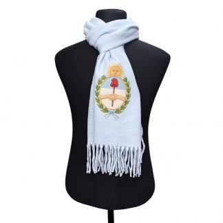 Bufanda Celeste con DTF Escudo