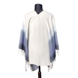 Poncho Degrade Fa. 26 Azules y Violeta