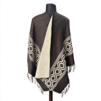 Ruana Atravesada Guarda Pampa Fa. 26 Tierra