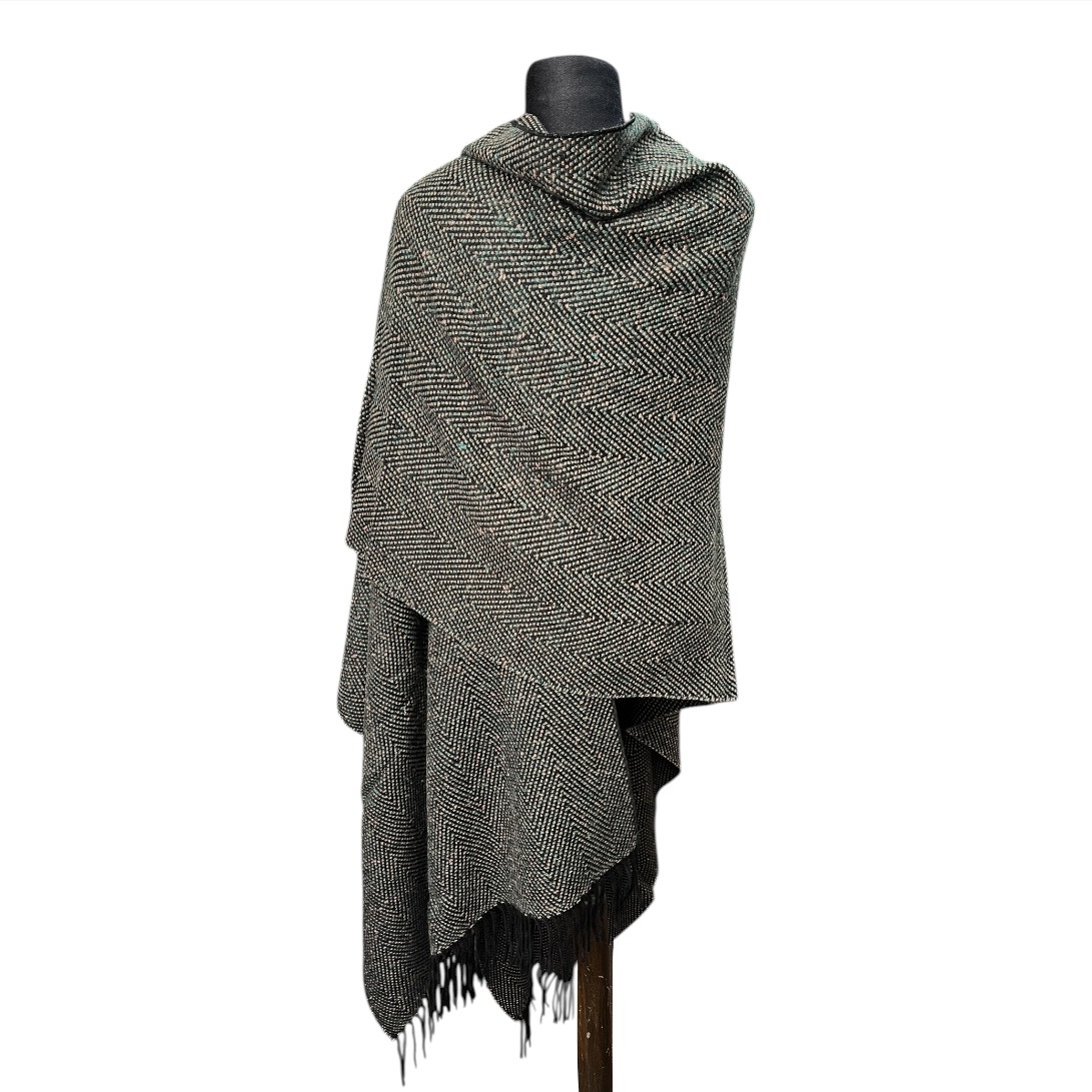 Ruana Espigada Fa. 26 Verde Rosa - Image 2