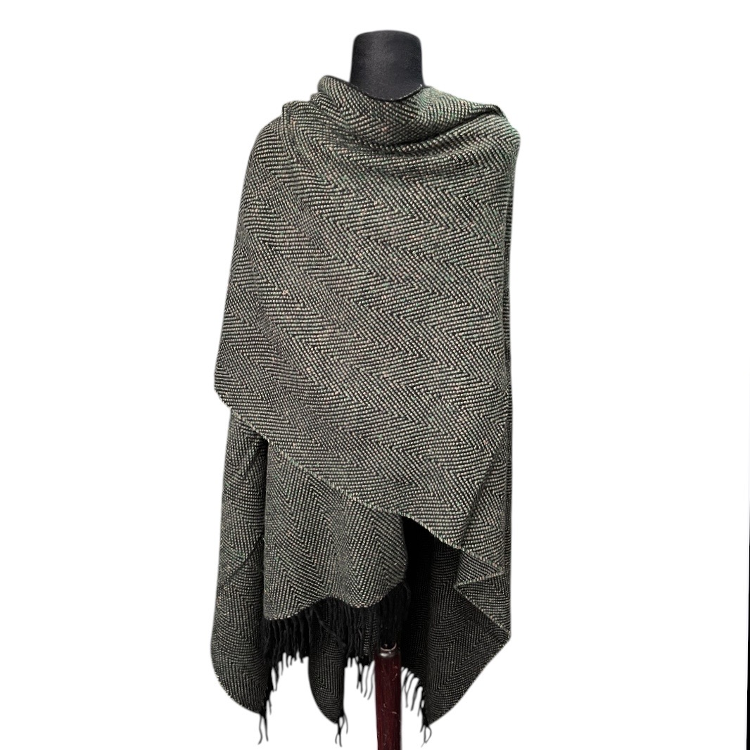 Ruana Espigada Fa. 26 Verde Beige - Image 2