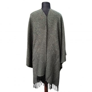 Ruana Espigada Fa. 26 Verde Beige