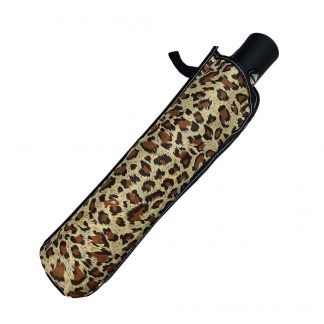 Paraguas de Cartera Da. 241249 Animal - Amarillo/Marrón