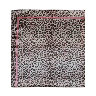 Pañuelo Simil Seda Da. 6852 Animal - Rosa