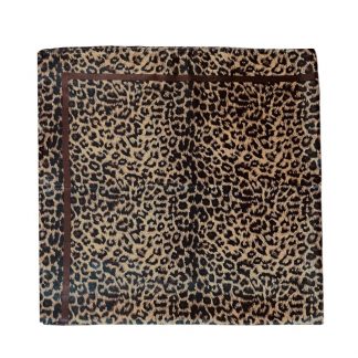 Pañuelo Simil Seda Da. 6852 Animal - Marron
