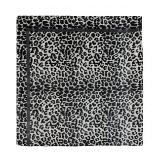 Pañuelo Simil Seda Da. 6852 Animal - Gris