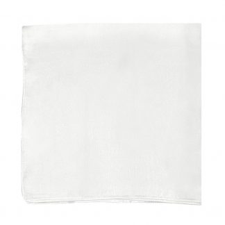 Pañuelo Simil Seda Da. Liso - Blanco