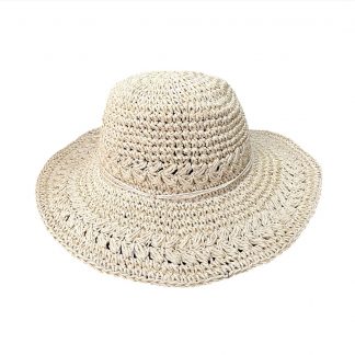 Sombrero Simil Rafia Y2156-13 - Crudo