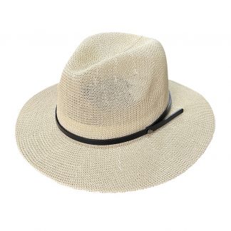 Sombrero Cinto Negro Ca. Y2163Bis-13 Crudo