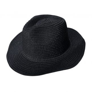 Sombrero Simil Rafia Ca. Y-1860-12 Negro