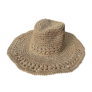 Sombrero Simil Rafia Ca. Y1872-15 Camel