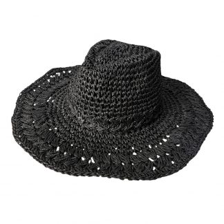 Sombrero Simil Rafia Ca. Y1872-12 Negro
